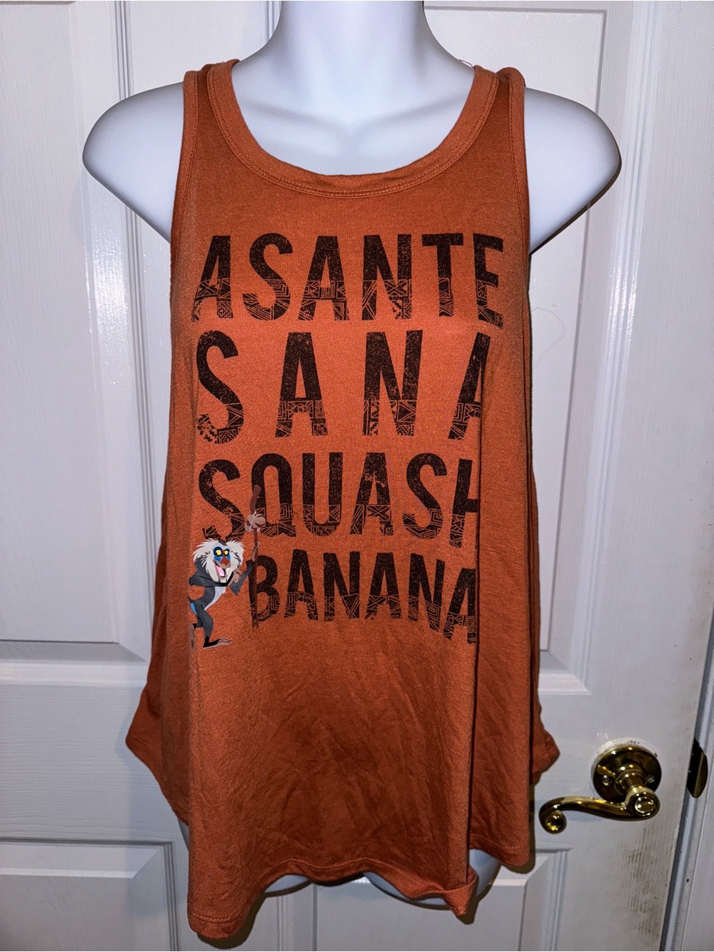 The Lion King Rafiki flowy graphic sleeveless top